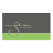 Custom Monogram 1 business cards