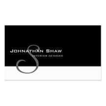 Custom Monogram 5 Business Card Templates