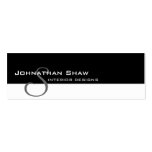 Custom Monogram 5p Business Card Template