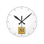 Custom Monogram Picture, nonmetallic gold colours.