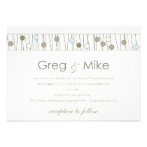 Custom_Monogram Wedding Invitation invitations