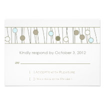 Custom_Monogram Wedding RSVP invitations