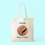 Custom Moon & Bat Halloween Bag bags