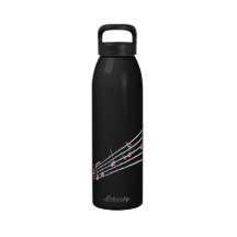 Custom Music Sheet Reusable Water Bottles