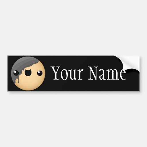 Custom Name Character Bumper Stickers