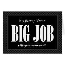 Custom Name JUNIOR GROOMSMAN Invitation  - FUNNY Greeting Cards