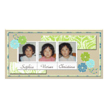 Custom Photo Card for 3 Photos