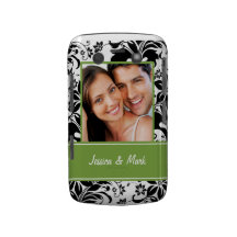 Custom Photo Damask Blackberry BOLD Case