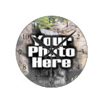 Custom Photo Full Colour Clock with Numbers