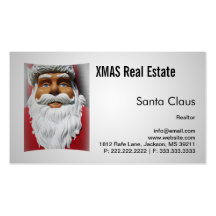 Custom Photo White Real Estate Business Card