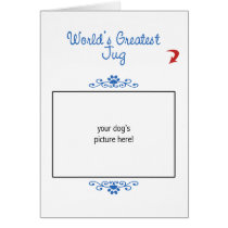 Custom Photo! Worlds Greatest Jug cards