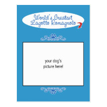 Custom Photo! Worlds Greatest Lagotto Romagnolo Post Card
