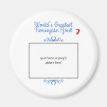 Custom Photo! Worlds Greatest Norwegian Fjord Refrigerator Magnets