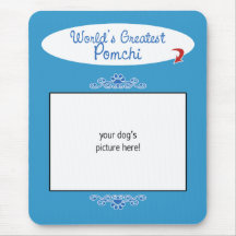 Custom Photo! Worlds Greatest Pomchi Mousemats