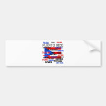 Custom Puerto Rico > San Juan, Ponce Bumper Sticker