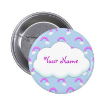 Custom Purple Rainbow Button Flair
