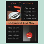 Custom Restaurant Advertisement / Menu Flyer flyers