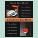 Custom Restaurant Advertisement / Menu Flyer flyers