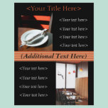 Custom Restaurant Advertisement / Menu Flyer flyers
