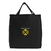 Custom Road Signs Embroidered Bag
