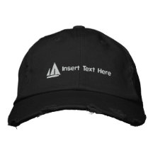 Custom Sailboat Embroidered Hat