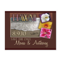 Custom save the date postcard