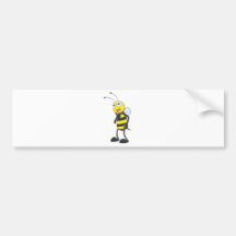 Custom Shirts : Cute Pose Bee Shirts Bumper Sticker
