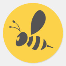 Custom Shirts :  Elegant Bee Icon Shirts Stickers