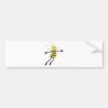 Custom Shirts : Flying Bee Shirts Bumper Sticker