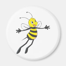 Custom Shirts : Flying Bee Shirts Refrigerator Magnet