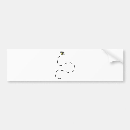 Custom Shirts : Flying Trail Bee Shirts Bumper Sticker