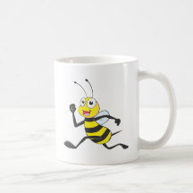 Custom Shirts : Running Jumping Bee Shirts Mug