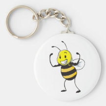 Custom Shirts : Strong Muscular Bee Shirts Keychain