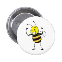 Custom Shirts : Strong Muscular Bee Shirts Pin