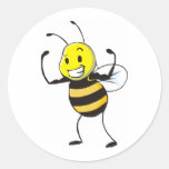 Custom Shirts : Strong Muscular Bee Shirts Sticker