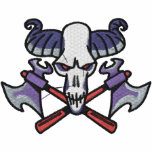 Custom Skull Embroidered Shirt