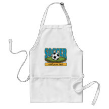 Custom Soccer Add Text Aprons