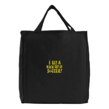 Custom Soccer Embroidered Bag