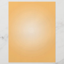 Custom Template: Gradient Radial Orange White Custom Flyer