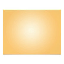 Custom Template: Gradient Radial Orange White Personalized Announcements