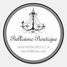 ::custom::_teresa Classy Chandelier Black/Grey Stickers