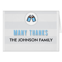 Custom thank you card
