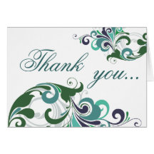 Custom Thank you Greeting Card