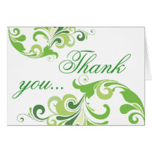 Custom Thank you Greeting Cards