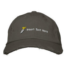 Custom Track And Field Embroidered Hat