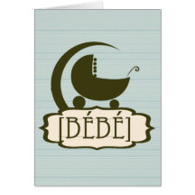 Custom Vintage Baby  Card