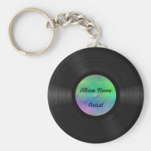 Custom Vinyl Record Keychain