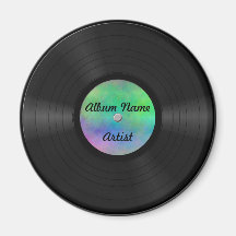 Custom Vinyl Record Magnet