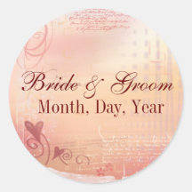 Custom Wedding stickers