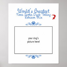 Custom Worlds Greatest Duck Tolling Retriever Mix Print